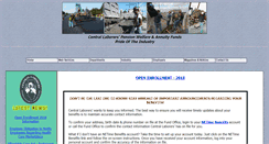 Desktop Screenshot of central-laborers.com